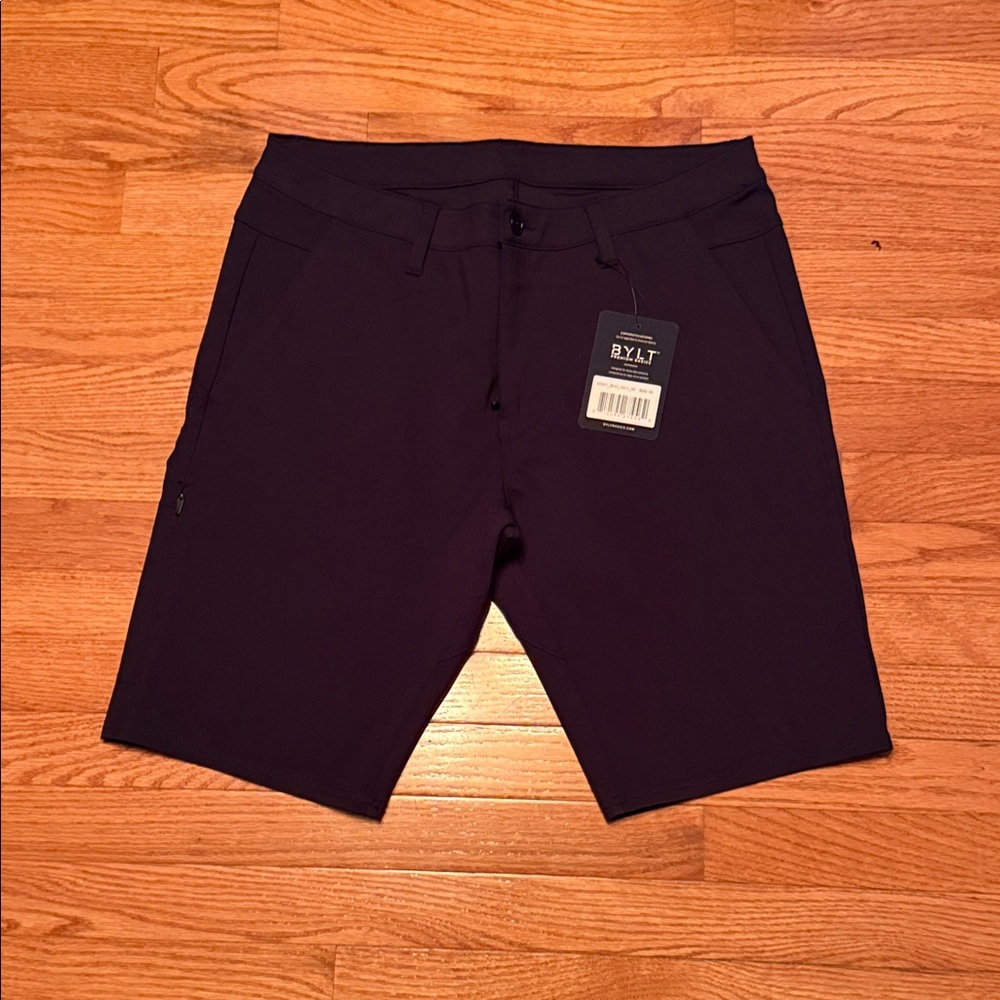 Bylt Everyday Navy Shorts Sz. 35 waist with 9.5” inseam